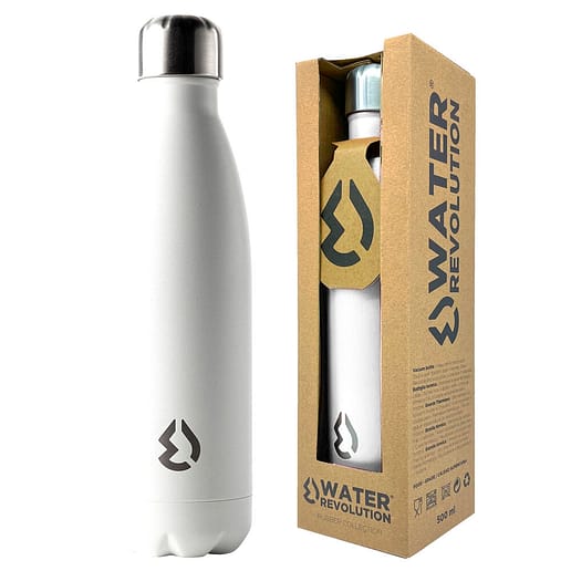 Water Revolution White flaska termo rostfritt stål 500ml