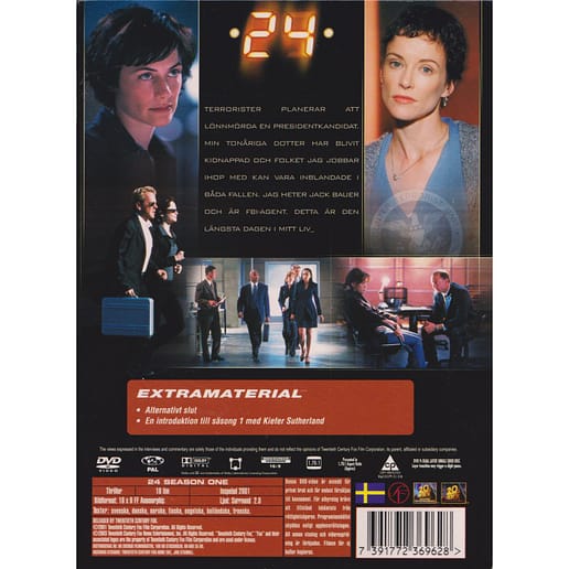 24 Season One DVD (Begagnad)