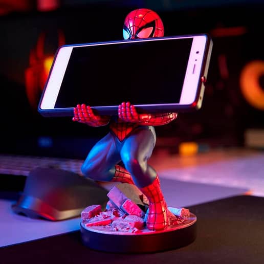 Marvel Spiderman figur med hållare 21cm