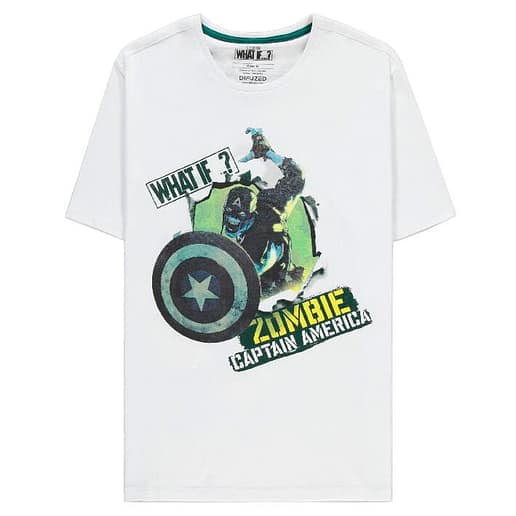Marvel What If...? Zombie Captain America t-shirt (X-Large)
