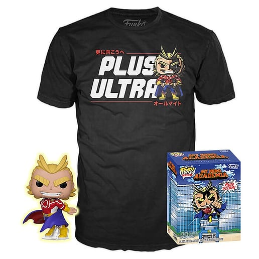 Set POP figure & Tee My Hero Academia All Might Exclusive (Medium)