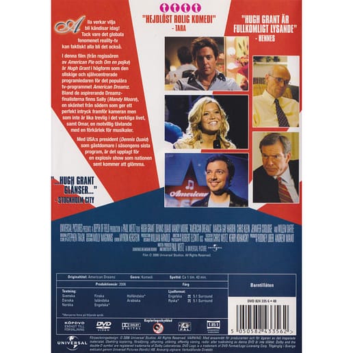 American Dreamz DVD (Begagnad)