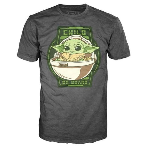 Star Wars Mandalorian Yoda The Child On Board t-shirt (Small)