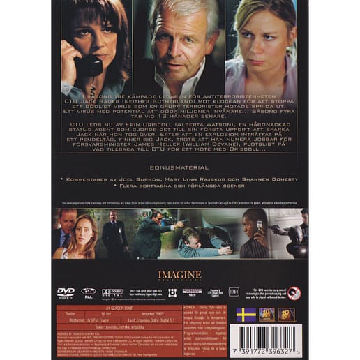 24 Season Four DVD (Begagnad)