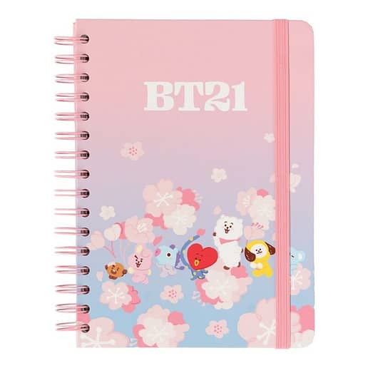 BT21 Sakura A5 notebook