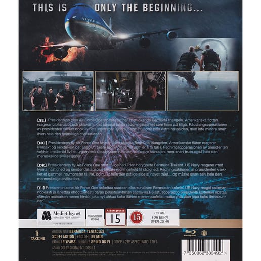 Bermuda Tentacles Blu-Ray (Begagnad)
