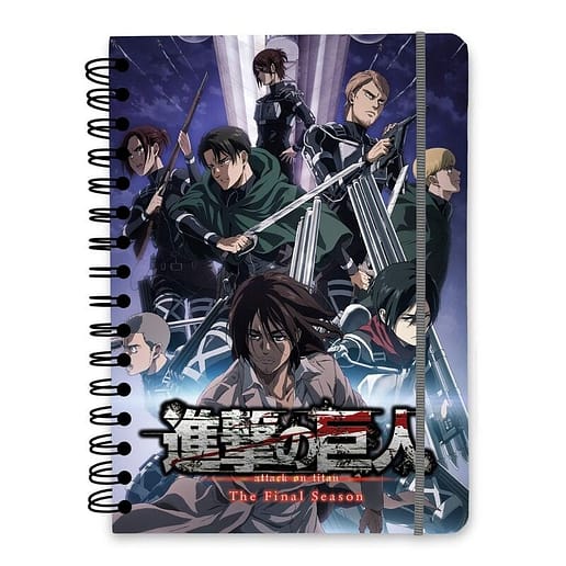 Attack on Titan A5 notebook