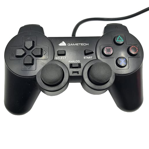 Playstation 2 Slim Basenhet (Tredjeparts handkontroll)