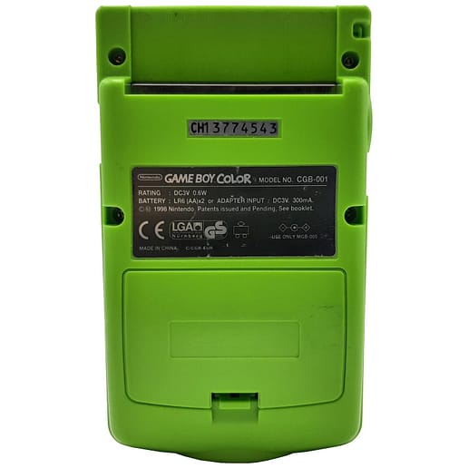 Gameboy Color Kiwi Basenhet