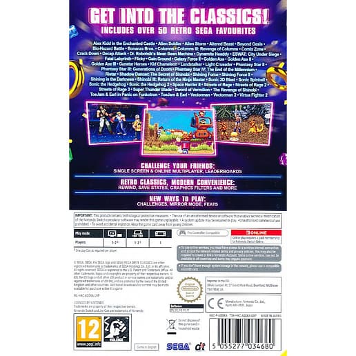 SEGA Mega Drive Classics NS