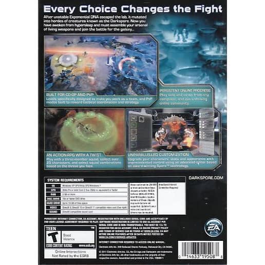 Darkspore Limited Ed. ESRB PC