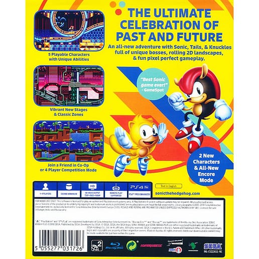 Sonic Mania Plus PS4