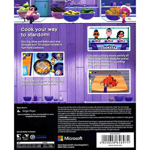 Yum Yum Cookstar Xbox One