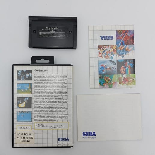 Golden Axe Sega Master System