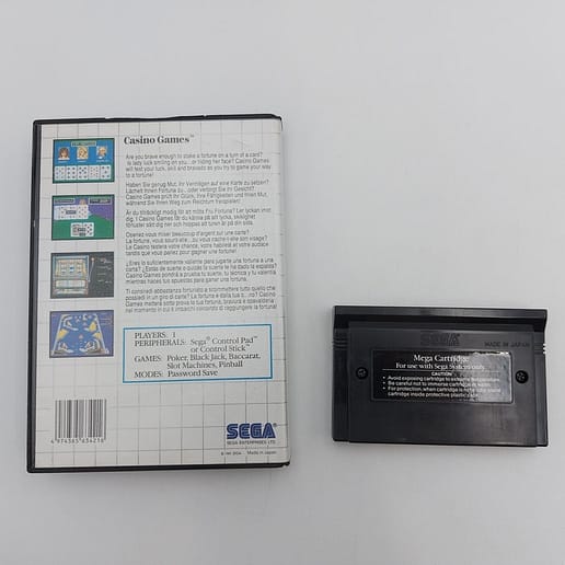 Casino Games Sega Master System