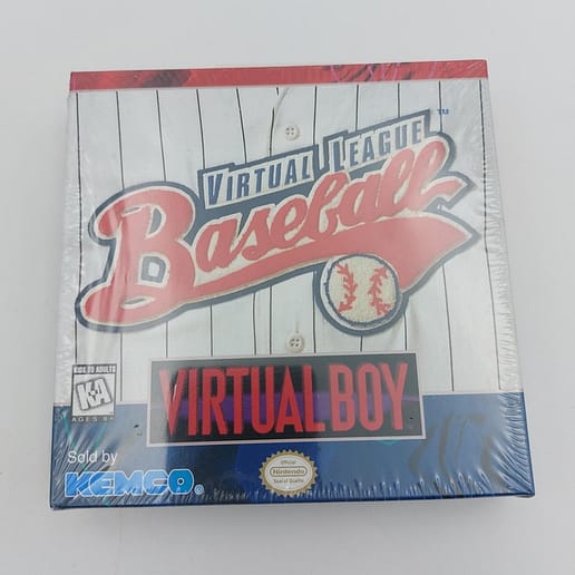 Virtual League Baseball Virtual Boy (NTSC-U, Begagnad, Inplastad)