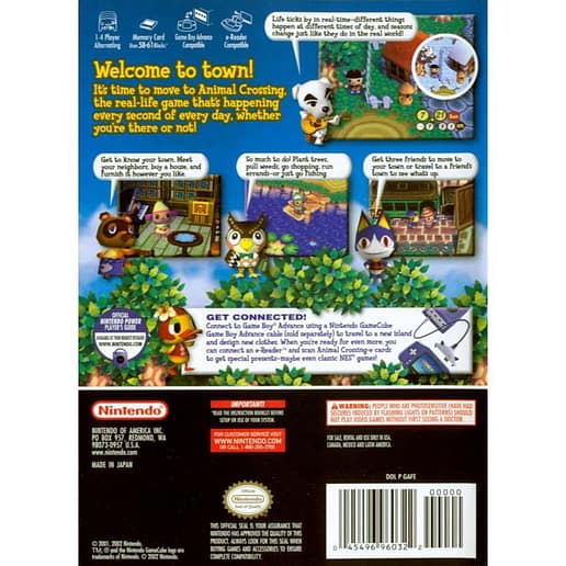Animal Crossing Nintendo Gamecube (NTSC-U, Begagnad)