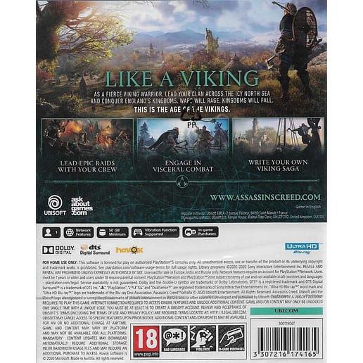 Assassins Creed Valhalla Playstation 5