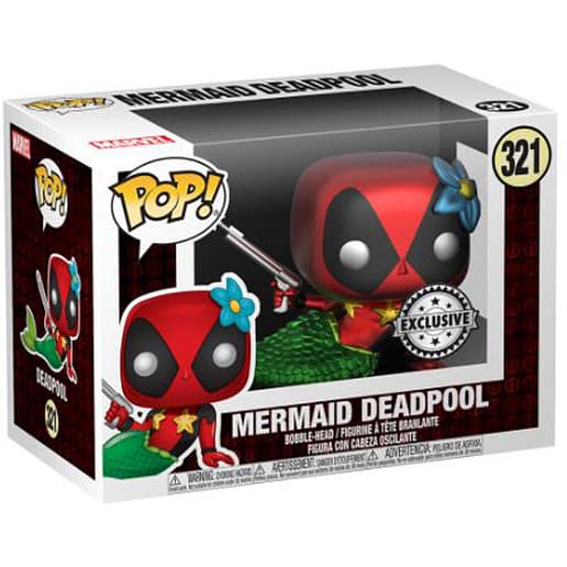Set POP & Tee Marvel Deadpool Mermaid Exclusive (Medium)