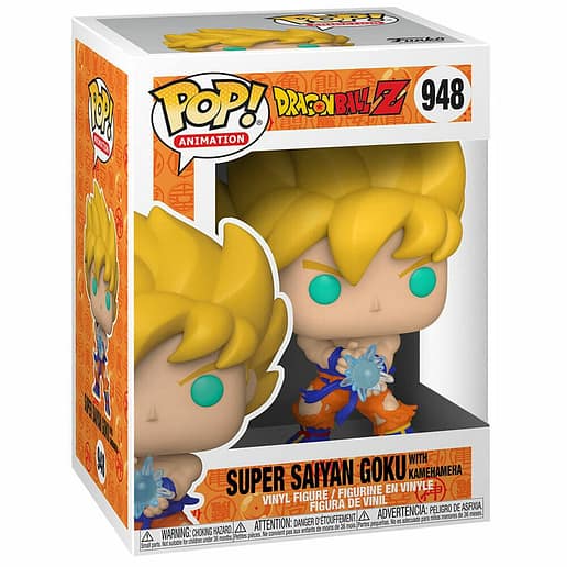 POP figur Dragon Ball Z Super Saiyan Goku with Kamehameha Wave