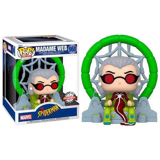 POP figur Marvel Spiderman Madame Web Exclusive