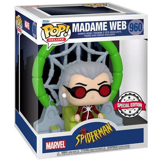 POP figur Marvel Spiderman Madame Web Exclusive