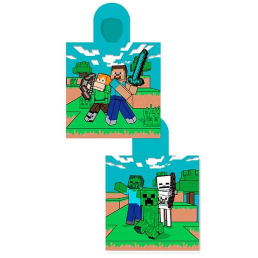 Minecraft Bomull Badponcho