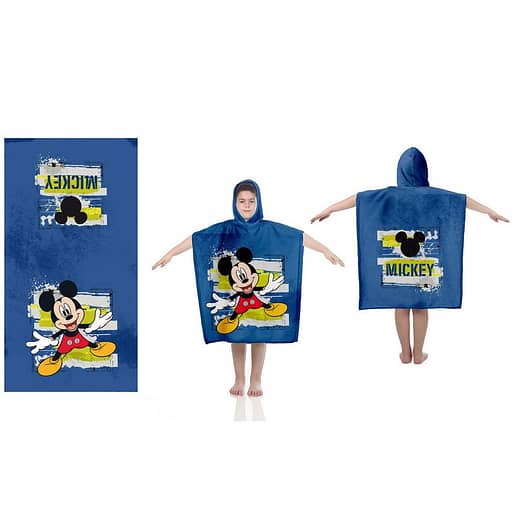 Disney Mickey Bomull Badponcho