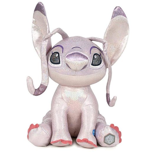 Disney 100th Anniversary Stitch Angel Glitter Gosedjur 28cm