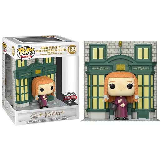 POP figure Deluxe Harry Potter Diagon Alley Ginny Weasley Flourish & Blotts Exclusive