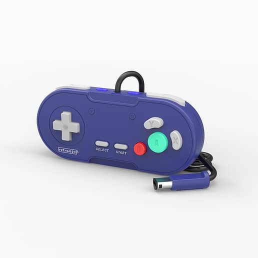 Retro-Bit LegacyGC Wired Controller Indigo Nintendo Gamecube