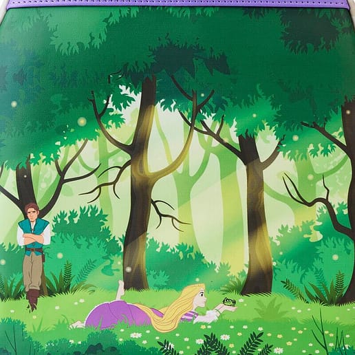 Loungefly Disney Tangled Rapunzel Swinging from the Tower backpack 28cm
