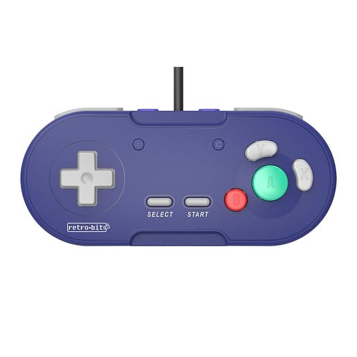 Retro-Bit LegacyGC Wired Controller Indigo Nintendo Gamecube