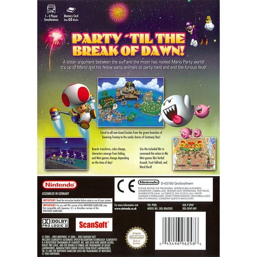 Mario Party 6 + Mikrofon Nintendo Gamecube