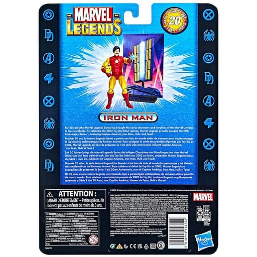 Marvel Legends 20th Anniversary Iron Man figur 15cm