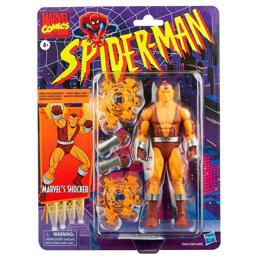 Marvel Legends Spiderman Shocker figur 15cm