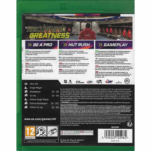 NHL 21 Xbox Series X Xbox One Nordic