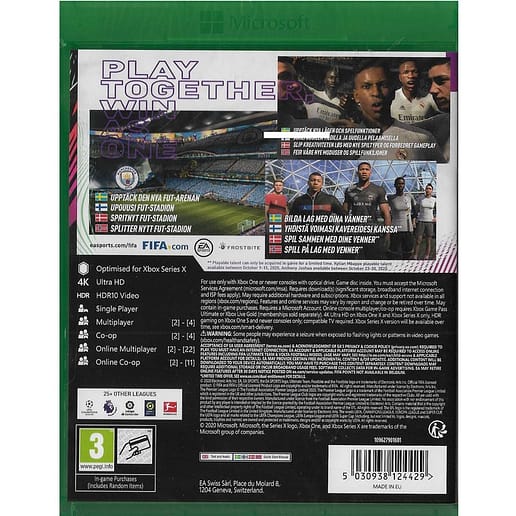 FIFA 21 Xbox Series X Xbox One Nordic