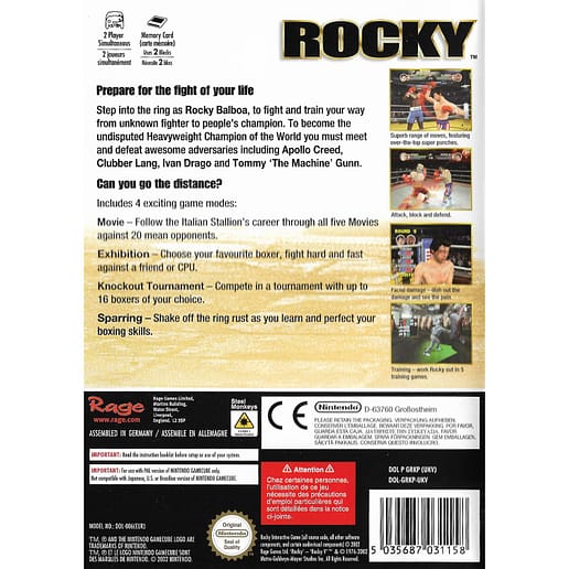 Rocky Nintendo Gamecube (Begagnad)