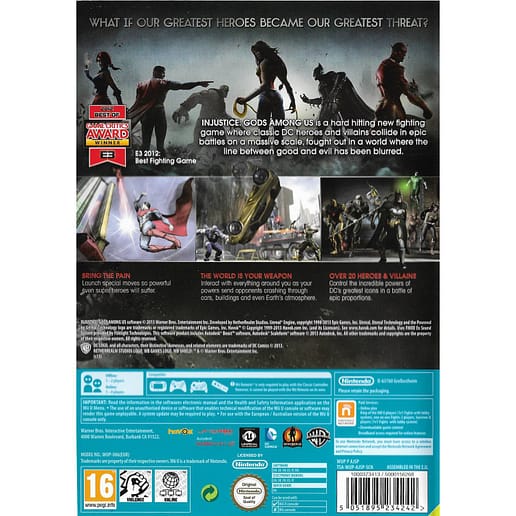 Injustice Gods Among Us Nintendo Wii U (Begagnad)