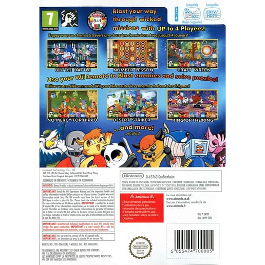Wicked Monsters Blast Nintendo Wii (Begagnad)