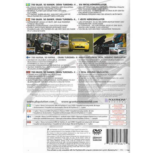 Gran Turismo 4 Playstation 2 PS2 Nordic (Begagnad)