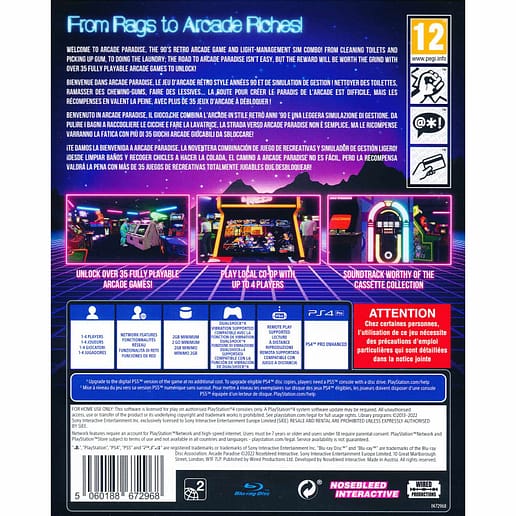 Arcade Paradise Playstation 4