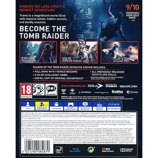 Shadow of the Tomb Raider Definitive Edition Playstation 4