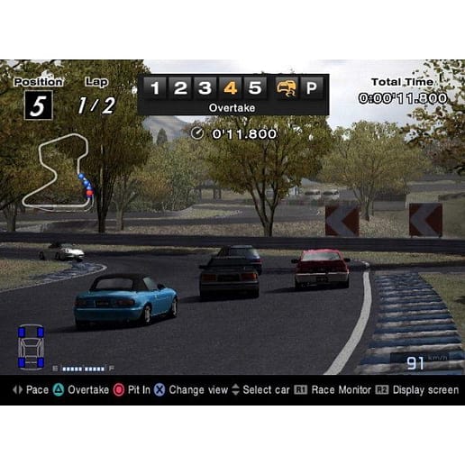 Gran Turismo 4 Playstation 2 PS2 Nordic (Begagnad)