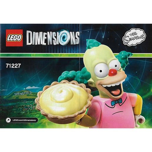 Manual till Krusty Fun Pack 71227 Lego Dimensions