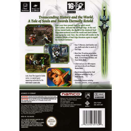 SoulCalibur II Nintendo Gamecube (Begagnad)