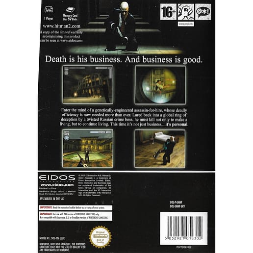 Hitman 2 Silent Assassin Nintendo Gamecube (Begagnad)