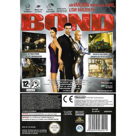 James Bond 007 Everything or Nothing Nintendo Gamecube Swedish (Begagnad)
