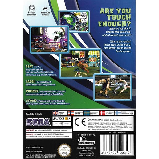 Sega Soccer Slam Nintendo Gamecube Nordic (Begagnad)